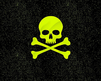 Yellow skull night sky, black, yellow, night sky, skull, labrano, gizzzi HD wallpaper