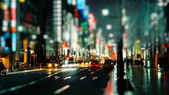 Street Night City HD wallpaper