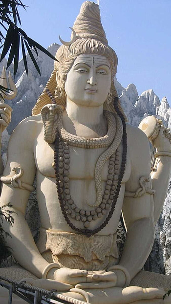 Jay Shri Mahakal, Beautiful, White Statue HD phone wallpaper