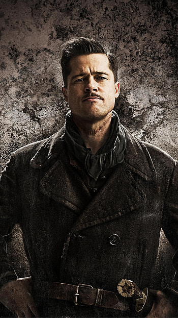 Lieutenant Aldo Raine, Brad Pitt HD phone wallpaper
