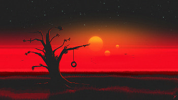 Tree Trunk , artist, artwork, digital-art, deviantart HD wallpaper