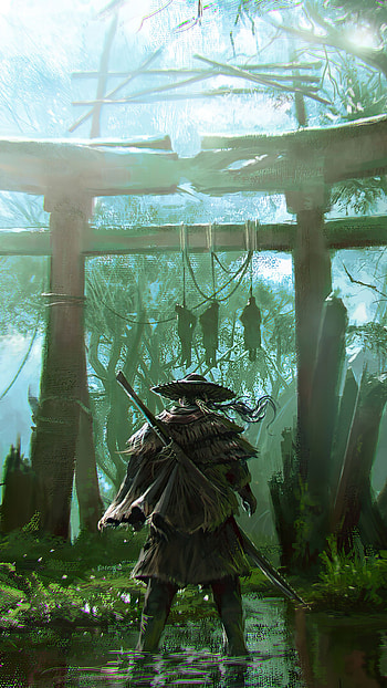 ghost of tsushimaa, ghost of tsushima, tsushima HD phone wallpaper