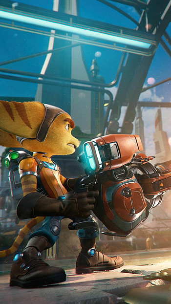 Ratchet and Clank: Rift Apart, Ultra mobile , Gaming on-the-go, Ratchet's adventure HD phone wallpaper