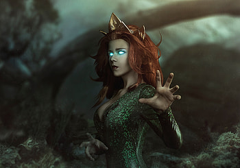Queen Mera, aquamen, dc comics HD wallpaper