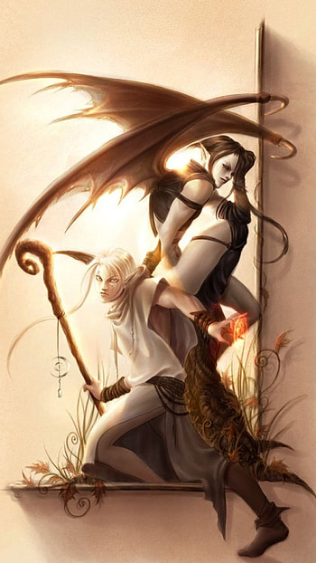 Twilight Fae Duo — Enchanted , fantasy, fairy HD phone wallpaper