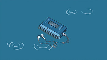 Sony Walkman Minimal , artist, artwork, digital-art, minimalism, minimalist HD wallpaper