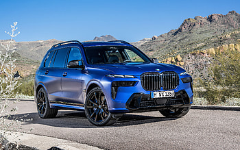 2023, BMW X7, G07, , M60i xDrive, exterior, front view, blue X7, luxury SUV, blue X7 G07, German cars, BMW HD wallpaper