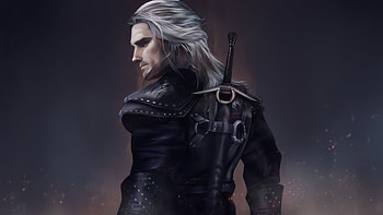 The Witcher Strikes, the-witcher, tv-shows, henry-cavill, artwork, art, digital-art, artstation HD wallpaper