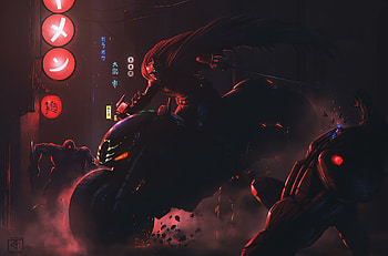 Batman Knight Rider, batman, superheroes, artwork, artstation HD wallpaper