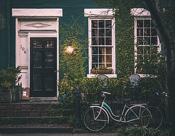 Miscellanea, Miscellaneous, House, Fence, Window, Bicycle HD wallpaper