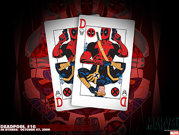 Deadpool & Cyclops, scott summers, deck cards, cyclops, deadpool, marvel, wade wilson HD wallpaper