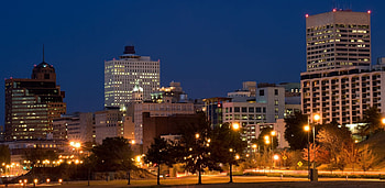 Raymond James Tower, Memphis Skyline HD wallpaper