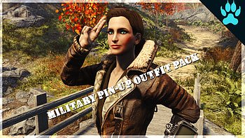 Military Pin-Up Outfit Pack (EVB-CBBE) (AWKCR-AE) at Fallout 4 Nexus - Mods and community HD wallpaper