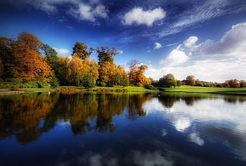 BELO LAGO, lago, natureza, arvores, agua HD wallpaper