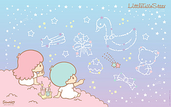Little Twin Stars Cute Star Constellations, Anime, Little Twin Stars, sanrio HD wallpaper