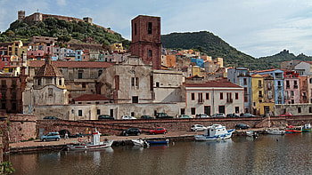 Bosa, Beautiful village, Sardinian allure, Ancient charm HD wallpaper