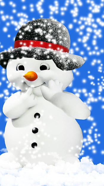 Snowman, Snow HD phone wallpaper
