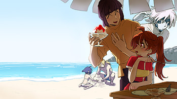 Slayers: Seaside Summer | Slayers Beach | Seaside Sorcery, Anime, slayers HD wallpaper