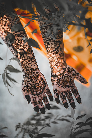 Patterns, Miscellanea, Miscellaneous, Hands, Mehendi, Henna HD phone wallpaper