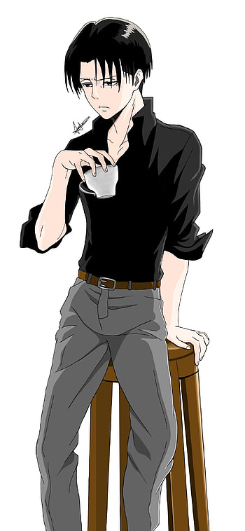 Levi Ackerman — Casual Coffee (Attack on Titan), Attack on Titan, Levi Ackerman, Anime HD phone wallpaper