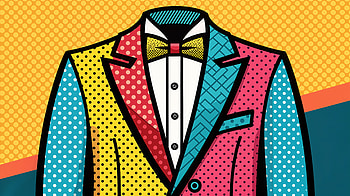 Colorful Tuxedo Art - Ultra, tuxedo, suit, pop art, colorful, bow tie HD wallpaper