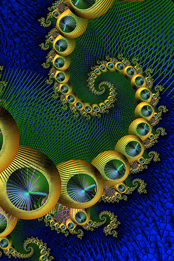 Abstract, Pattern, Fractal, Spiral, Twisting, Torsion HD phone wallpaper