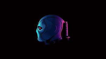 Deadpool Minimal Art, deadpool, superheroes, artwork, digital-art HD wallpaper