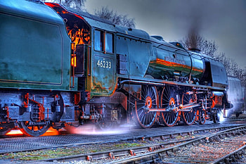 Start of The Day, steam, r, engine, train, locomotive, graph HD wallpaper