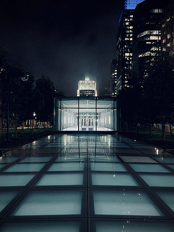 Cities, Architecture, City, Building, Glass, Illumination, Lighting HD phone wallpaper