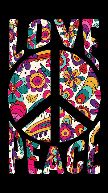 Love Peace, hippie HD phone wallpaper