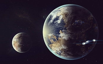 planets, space, cool, fun HD wallpaper