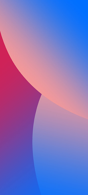 Coloured spheres, red, pink, blue, light, , gradient, circle HD phone wallpaper