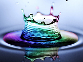 colour full drop, cg, abstract HD wallpaper