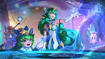 Lulu & Soraka in a Stunning Ultra from League of Legends, video game, League Of Legends, Lulu (League Of Legends), Soraka (League Of Legends) HD wallpaper