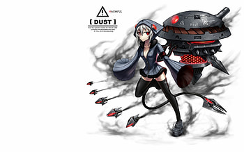 anime, Anime Girls, Original Characters, GiA, Machine Gun / and Mobile Backgrounds HD wallpaper