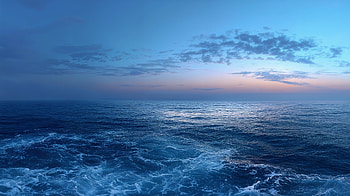 nature, ocean, wave, horizon, Ocean Waves HD wallpaper