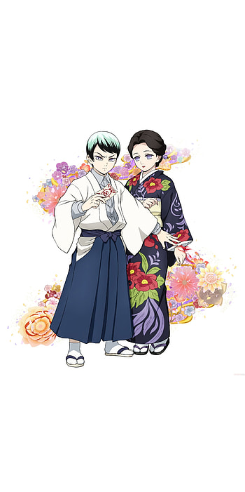 Tamayo and Yushiro, demon HD phone wallpaper