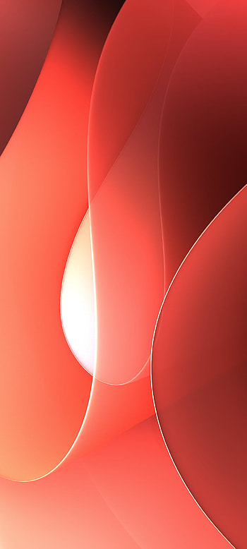 Red abstract wavy colorful and minimalist shapes, Abstract, colors HD phone wallpaper