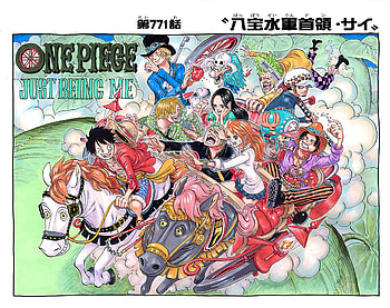 One Piece Manga Color Cover Page 771, Sabo (One Piece), Portgas D. Ace, Bartolomeo (One Piece), Boa Hancock, Trafalgar Law, Anime, One Piece HD wallpaper