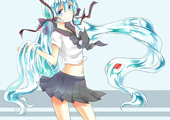 Bottle Miku, cute, vocaloid, twin tails, long hair, nice, miku, vocaloids, hatsune, twintails, , female, plain, sexy, skirt, sweet, hatsune miku, twintail, hot, girl, bottle, anime girl, simple, anime, pretty, aqua hair, twin tail, lovely HD wallpaper