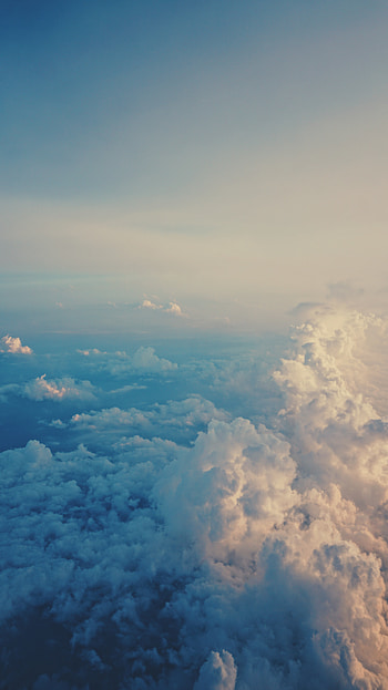 Nature, Sky, Clouds, Flight, Air, Porous, Aerial HD phone wallpaper