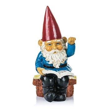 Homdsim Garden Gnome, Reading Book, Funny Lawn Ornaments HD phone wallpaper