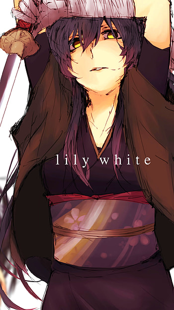 japanese clothes, blue eyes, yellow eyes, purple hair, long hair, Anime, Love Live! HD phone wallpaper