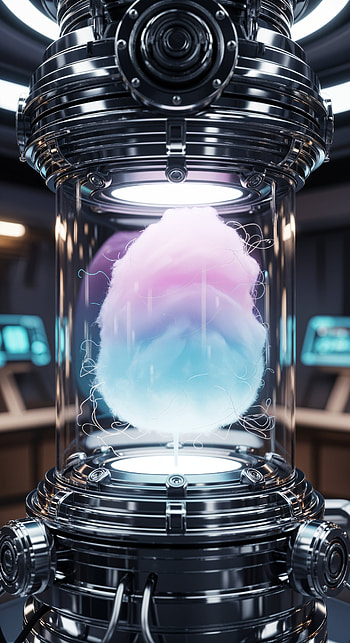 Neon Cotton Candy Capsule — HD phone wallpaper