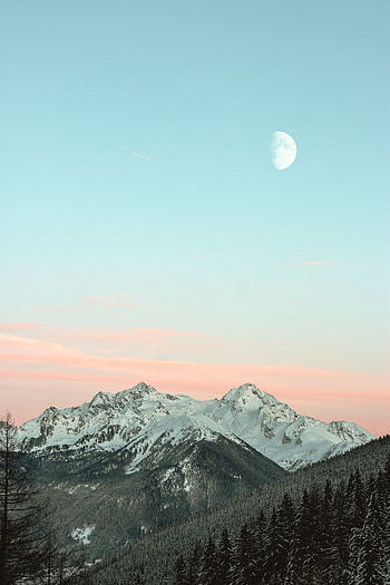 Nature, Sky, Mountains, Italy, Vertex, Top, Snow Covered, Snowbound HD phone wallpaper