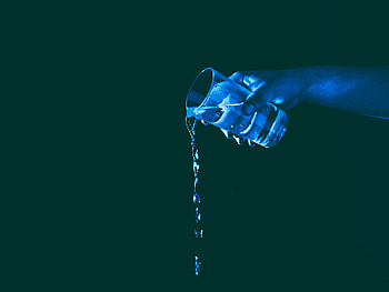 Water, Hand, Minimalism, Glass, Illumination, Backlight HD wallpaper