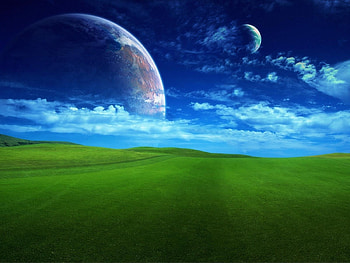 Landscape, Sky, Planets HD wallpaper