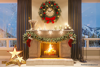 Warm Christmas Fire Place, Place, Fire, Christmas, Warm HD wallpaper