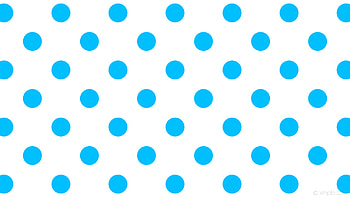 white polka dots spots blue deep sky blue HD wallpaper