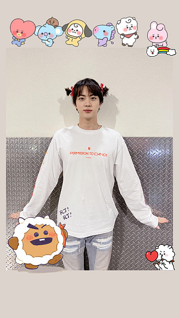 Jin bts, organ, fashion design, Army, squid game, Kimseokjin, Rj, BT21 HD phone wallpaper